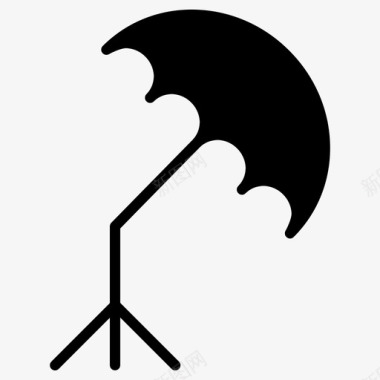 伞图像照明伞图标图标