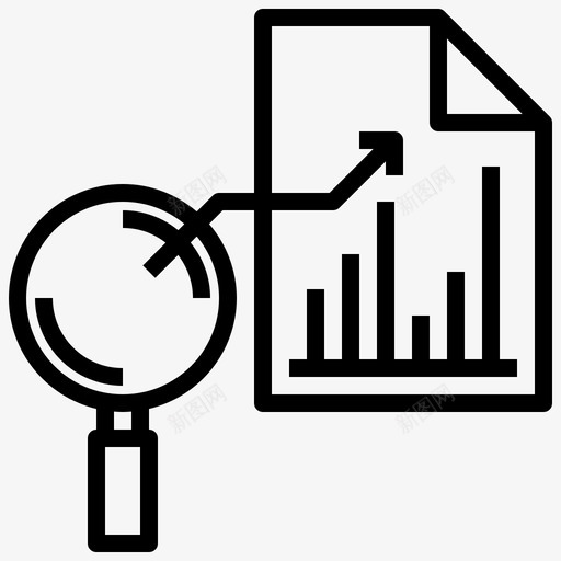 报告商务和市场营销3线性图标svg_新图网 https://ixintu.com 商务 市场营销 报告 线性