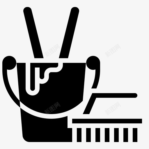 清洁工具清洁97字形图标svg_新图网 https://ixintu.com 字形 工具 清洁 清洁工