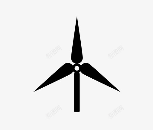可再生能源板块电力图标svg_新图网 https://ixintu.com 再生 可再 城市 智慧 板块 电力 能源 风车