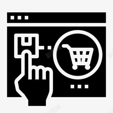 网上购物商务380实至名归图标图标