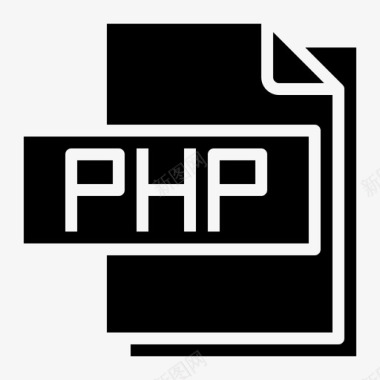 Php文件格式solid图标图标