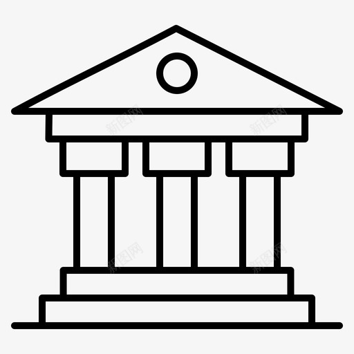 银行机构爱尔兰图标svg_新图网 https://ixintu.com 希腊 常规 机构 爱尔兰 独立日 线路 货币 银行