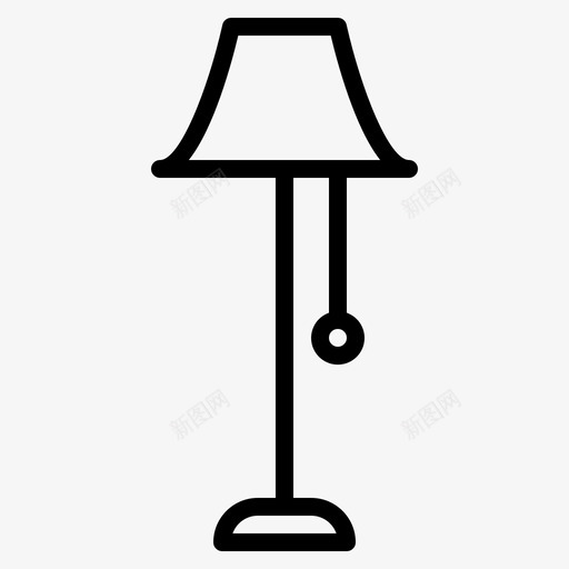 灯具家用电器17外形图图标svg_新图网 https://ixintu.com 外形 家用电器 形图 灯具