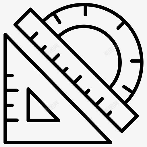 图形工具图形110轮廓图标svg_新图网 https://ixintu.com 图形 图形设计 工具 轮廓