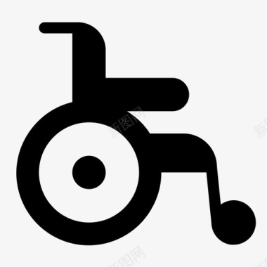 轮椅护理医疗图标图标
