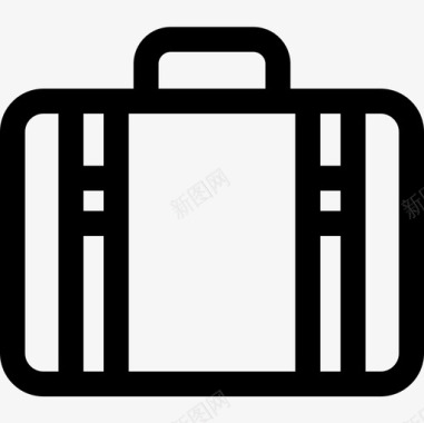 行李车辆和运输工具6直线图标图标