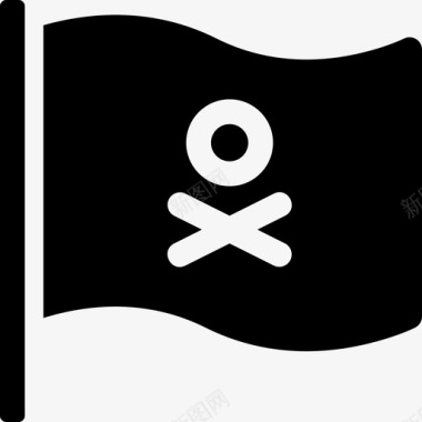海盗旗加勒比海罪犯图标图标