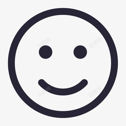 表情-1svg_新图网 https://ixintu.com 表情-1 线性