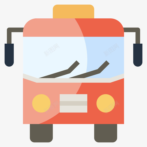公车回学校108平的图标svg_新图网 https://ixintu.com 公车 学校 平的