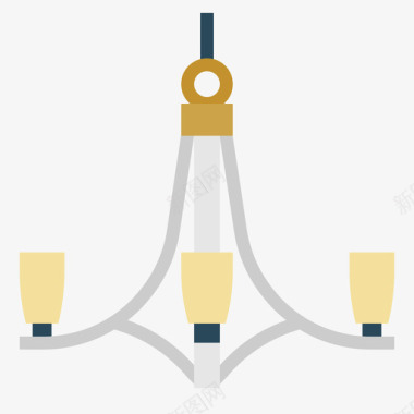 吊灯家居装饰49平图标图标