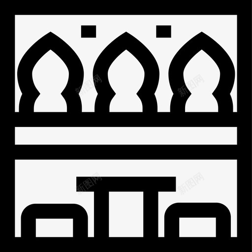 摩洛哥餐桌家居装饰54直线型图标svg_新图网 https://ixintu.com 家居装饰 摩洛哥 直线 线型 餐桌
