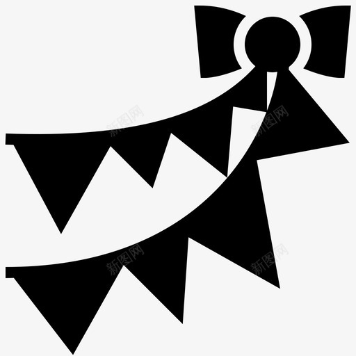 花环马戏团83雕文图标svg_新图网 https://ixintu.com 花环 雕文 马戏团
