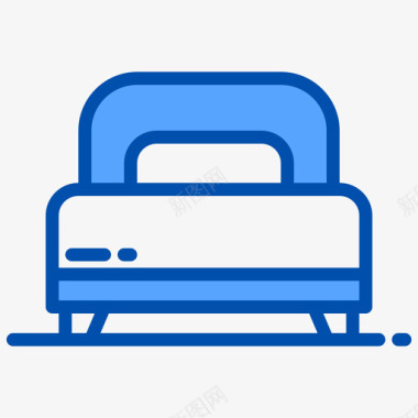 床家具58蓝色图标图标