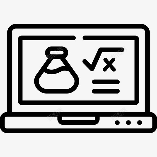 公式在线学习42线性图标svg_新图网 https://ixintu.com 公式 在线学习 线性