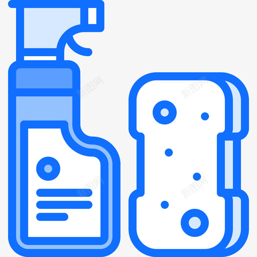喷雾洗车19蓝色图标svg_新图网 https://ixintu.com 喷雾 洗车 蓝色