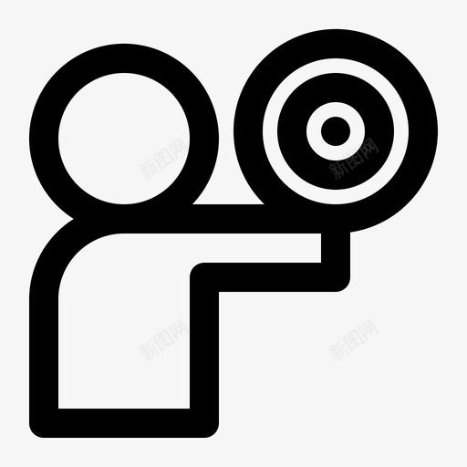 目标业务财务办公图标svg_新图网 https://ixintu.com 业务 办公 目标 财务