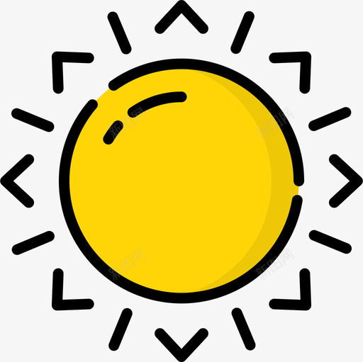 太阳可再生能源2线性颜色图标svg_新图网 https://ixintu.com 再生 可再 太阳 线性 能源 颜色