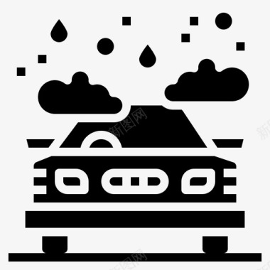 洗车汽车6加油图标图标