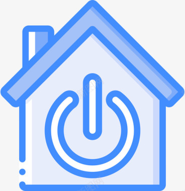 智能住宅domotics29蓝色图标图标