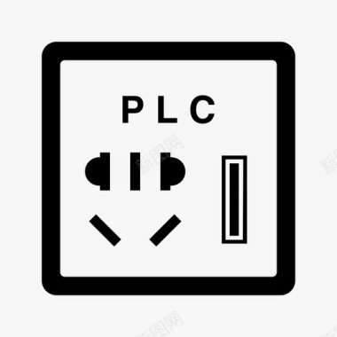 PLC智能插座图标