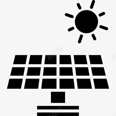 太阳能能量49雕文图标图标