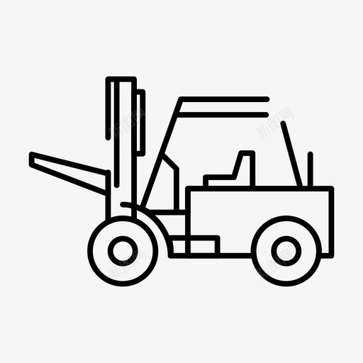 叉车起重运输图标svg_新图网 https://ixintu.com collection feb v3 web 卡车 叉车 界面 起重 运输