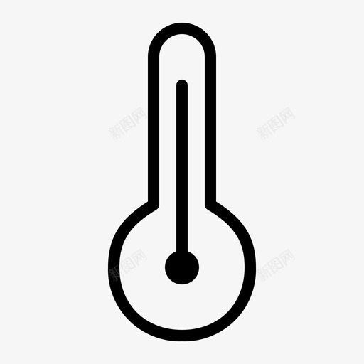温度云温度计图标svg_新图网 https://ixintu.com 天气 恒温器 温度 温度计