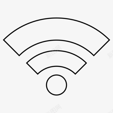 wifi房屋互联网图标图标