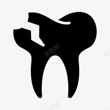 断牙牙36字形图标图标
