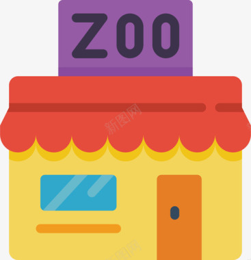 礼品店动物园26号公寓图标图标