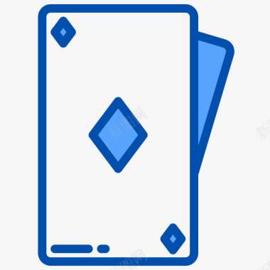 纸牌游戏庆祝45蓝色图标图标