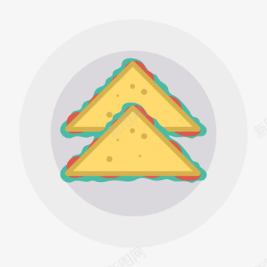 三明治食品和饮料29平的图标图标
