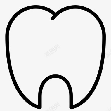 下磨牙护理牙科图标图标