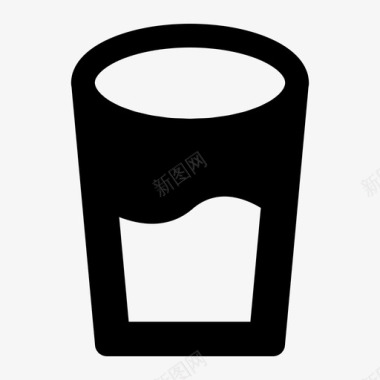 饮料杯子牛奶图标图标