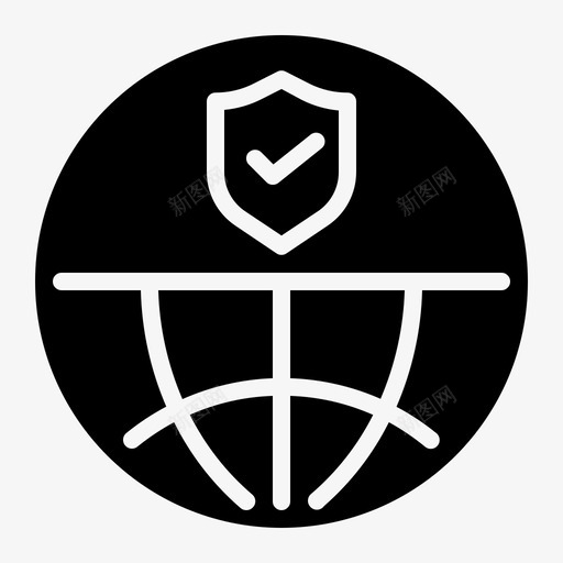 联机安全internet保护图标svg_新图网 https://ixintu.com 保护 安全 标志 标志符 符号 编程 联机
