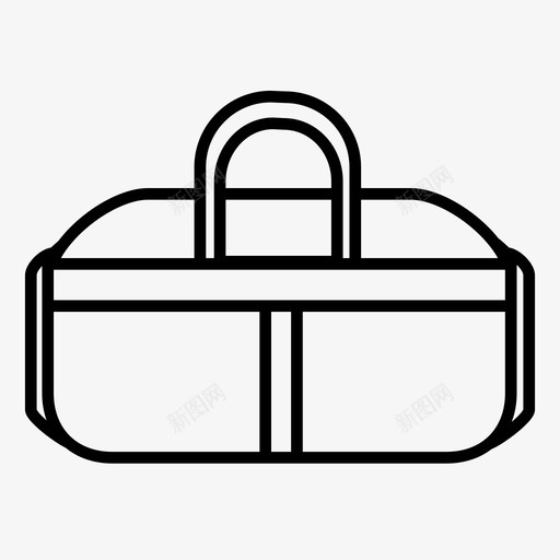 采购产品包行李袋健身袋图标svg_新图网 https://ixintu.com 产品 健身 手提 行李 运动 采购