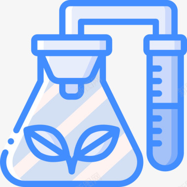实验室遗传学和生物工程4蓝色图标图标