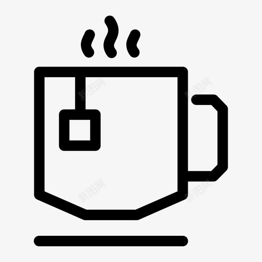 一杯茶饮料一杯咖啡图标svg_新图网 https://ixintu.com 一杯 其他 咖啡 热茶 饮料