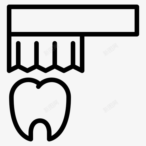 牙齿清洁剂护理牙齿图标svg_新图网 https://ixintu.com 护理 清洁剂 牙科 牙齿 诊所