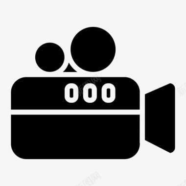 电影摄影机电影录像机录像机图标图标