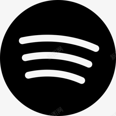 Spotify社交网络24已填充图标图标