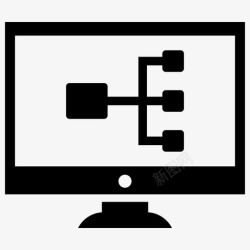 计算机技能工作网络计算机就业能力图标高清图片