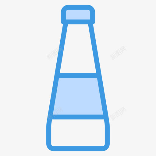 酱汁瓶子和容器5蓝色图标svg_新图网 https://ixintu.com 容器 瓶子 蓝色 酱汁