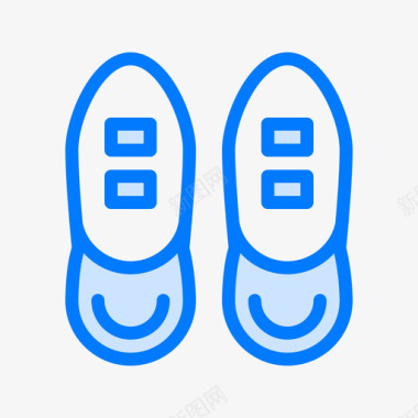 球鞋保龄球7蓝色图标图标