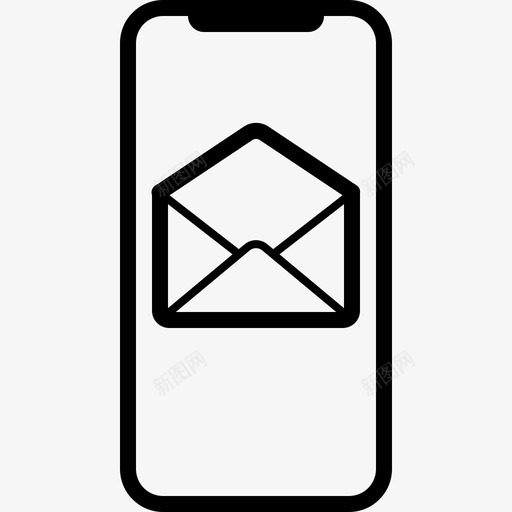 邮件打开图标邮箱svg_新图网 https://ixintu.com 功能 图标 打开 电话 邮件 邮箱