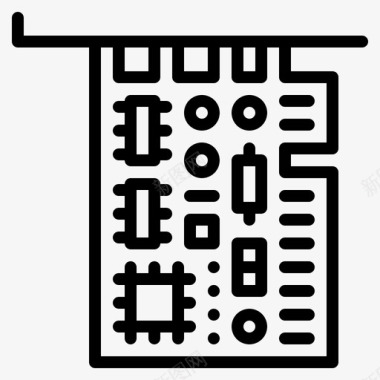 内部声卡音频音乐图标图标