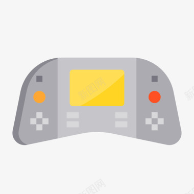游戏机游戏控制器9扁平图标图标