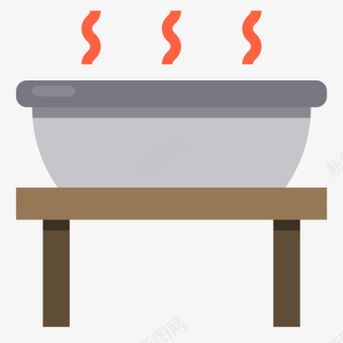 烤架厨房87平图标图标