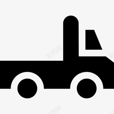 拖车车辆和运输车3辆装满图标图标
